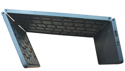Indena Premium Build Bluetooth Foldable Keyboard, Slim and Compact Energy-saving with Touchpad