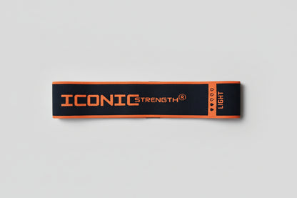 Iconic Strength Fabric Resistance Bands Set – Non-Slip Silicone Grip Glute & Hip Workout Bands – Light 10kg, Medium 15kg, Heavy 20kg – Premium Home & Gym Strength Training