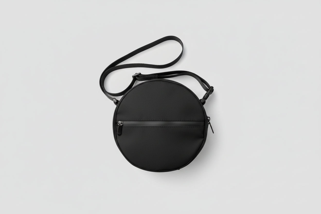 Iconic Strength Mini Gym Bag – Plate-Style Fitness Crossbody for Lifting Gear, Bands & Daily Essentials