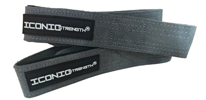 Iconic Strength Genuine Leather Lifting Straps – Heavy-Duty Grip Support for Weightlifting & Strength Training