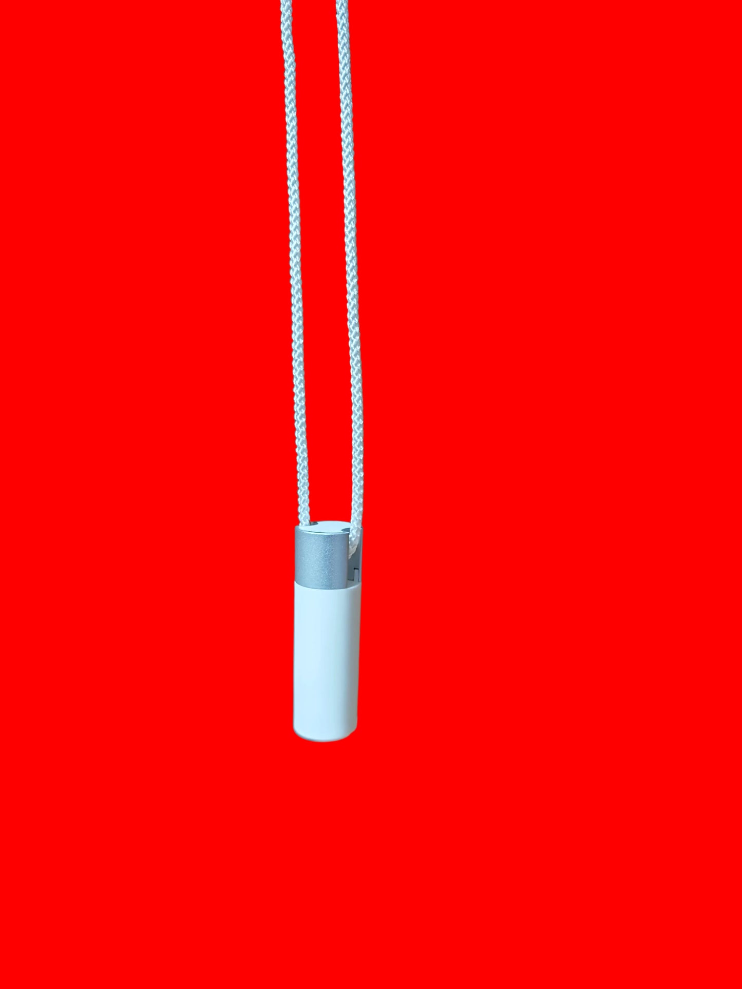 DZSEE Bathroom Light Pull Cord Handle-50g Weight, Stylish Light Pull Cord Handle, Plastic & Iron Construction- White