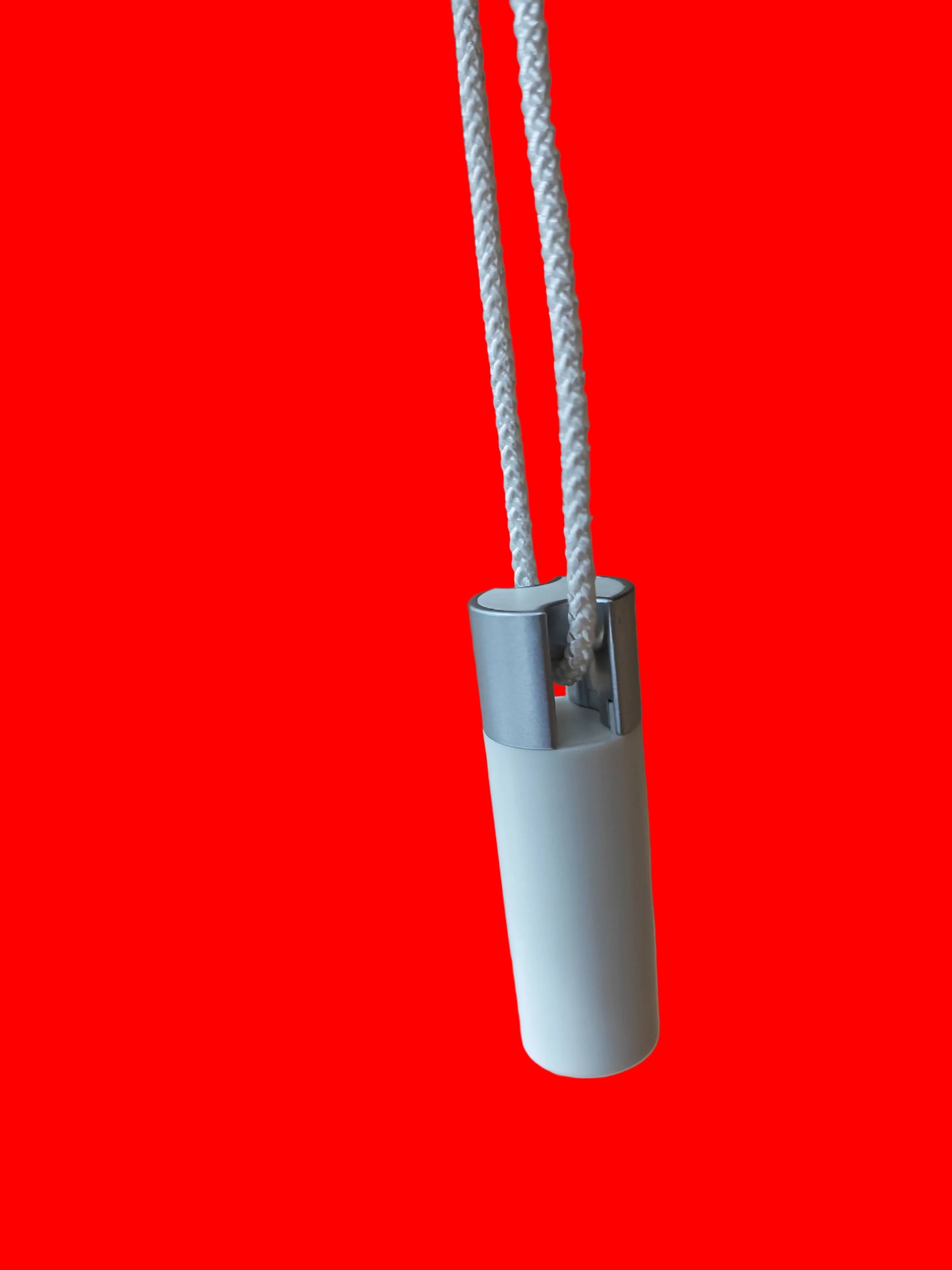 DZSEE Bathroom Light Pull Cord Handle-50g Weight, Stylish Light Pull Cord Handle, Plastic & Iron Construction- White