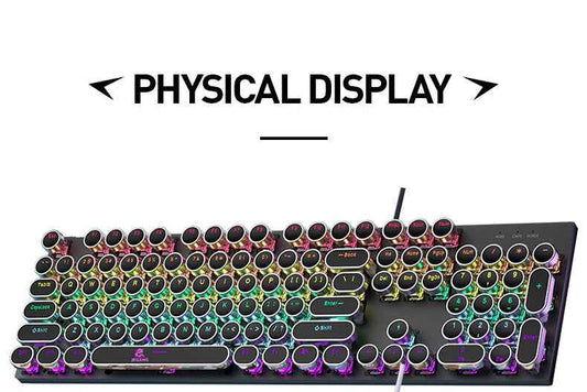 JK-959 104-Keys WIRED Mechanical Keyboard - RGB Lighting