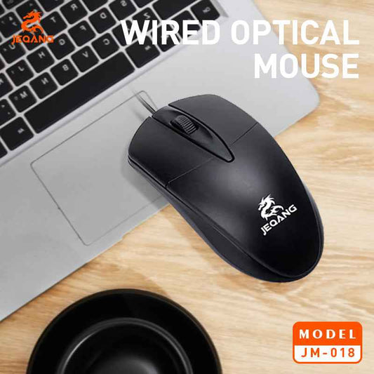 JM-018 Wired Optical  Lightweight Mouse for Businesses/Offices