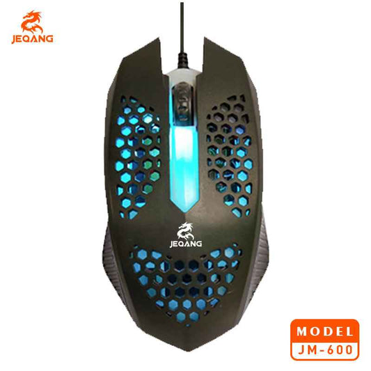 JM-600 Wired Honeycomb Mouse ideal for Gaming with RGB Lighting
