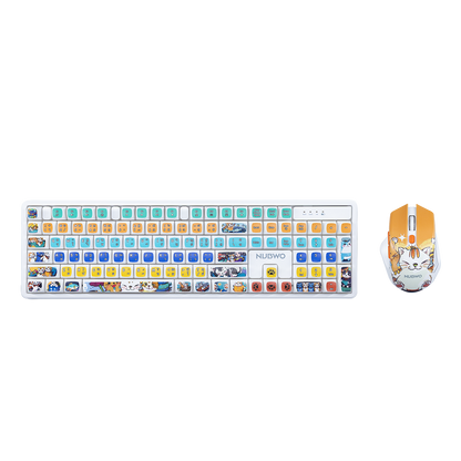 Wired Gaming RGB Keyboard Mouse Combo + Mousepad- 5 Unique Printed Designs - TechnRest