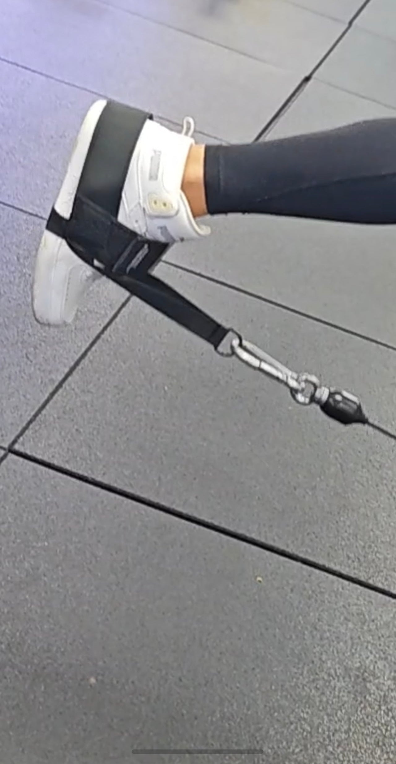 Glute Kickback Shoe Strap Attachment Cable Machine Foot Strap for Glutes & Lower Body Training