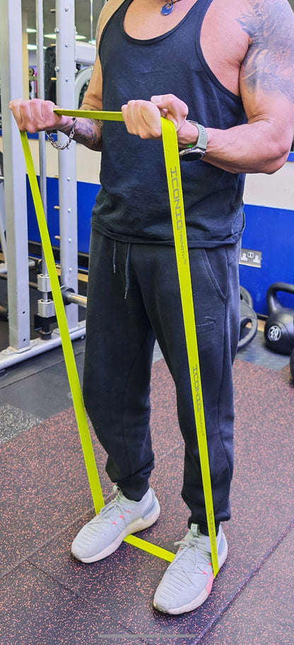 Fabric Resistance Bands Set – Light (3.5kg), Medium (6.5kg), Heavy (10kg) | Strength Training, Stretching & Home Gym Workouts