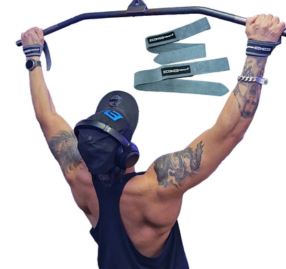 Iconic Strength Genuine Leather Lifting Straps – Heavy-Duty Grip Support for Weightlifting & Strength Training