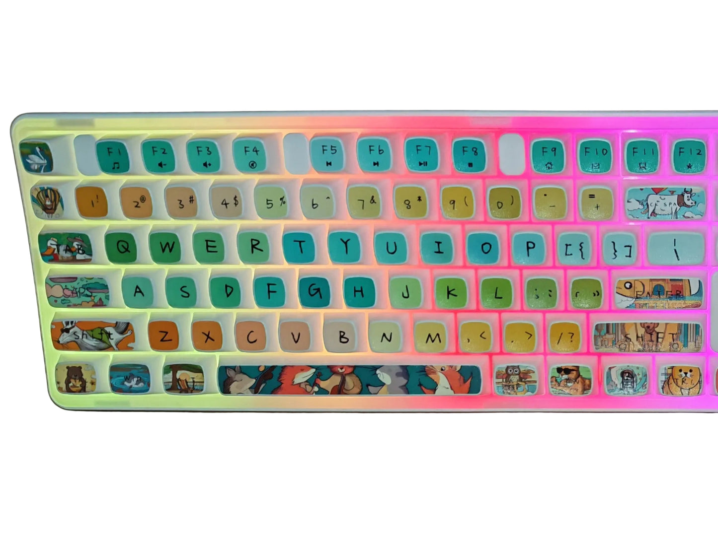 IndenaRGB Wired Gaming Keyboard & Mouse Combo – 5 Designs, Ergonomic, High-Performance, Plug & Play