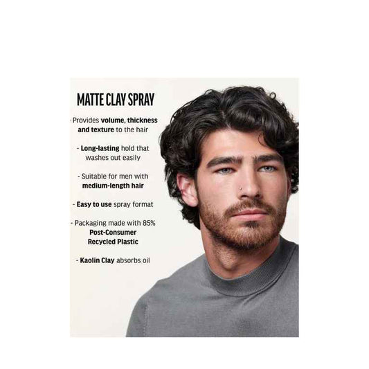 AMERICAN CREW Matte Clay Spray 150 ml Oil Absorbing Texturising Medium Hold