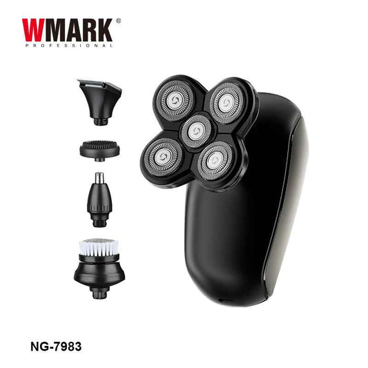 WMARK NG-7983 LED 5 in 1 Wet & Dry Men's Grooming Kit
