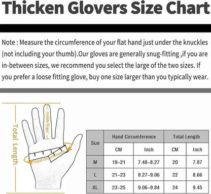 Achiou Winter Gloves- Men Women, Touch Screen Warm Gloves Thermal Soft Lining