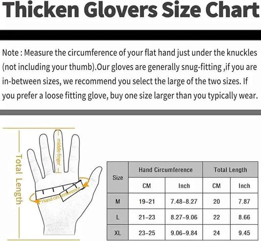 Achiou Winter Gloves- Men Women, Touch Screen Warm Gloves Thermal Soft Lining