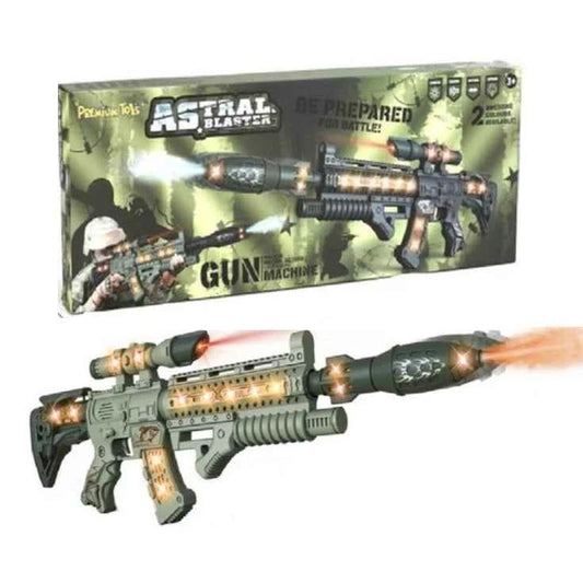 ASTRAL BLASTER BE PREPARED FOR BATTLE LIGHT ANS SOUND MACHINE GUN