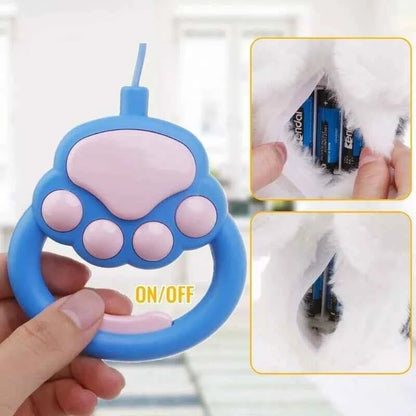 Realistic Walking Cat Singing Toy Electronic Plush Kitten Leash Cats Toy