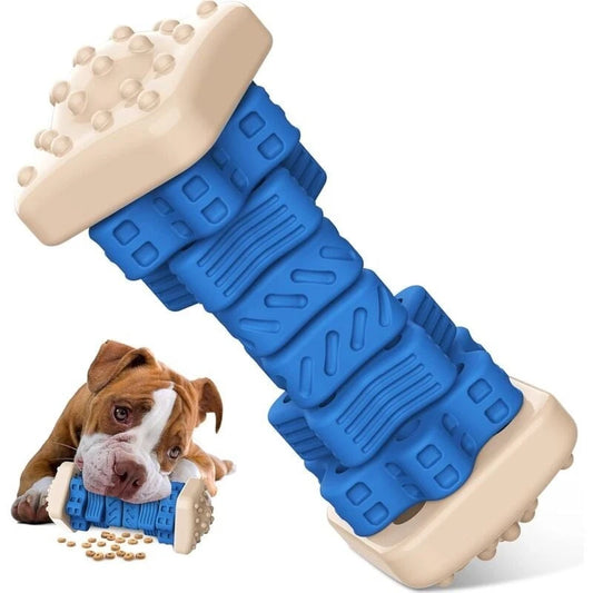 RUXAN Dog Toys Indestructible for Aggressive Chewers 4 in 1 Tough Puzzle Dog Toy