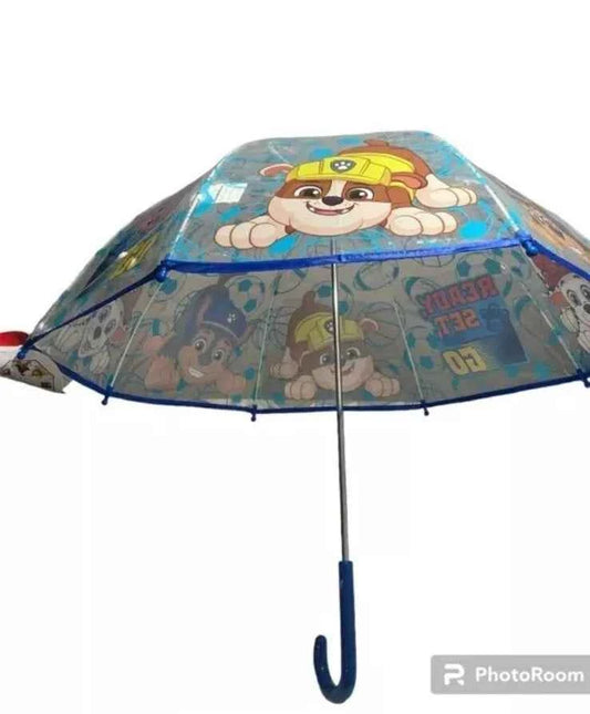 KIDS Umbrella Official LICENCED NICKELODEON TRANSPARENT PAW PATROL 65CM