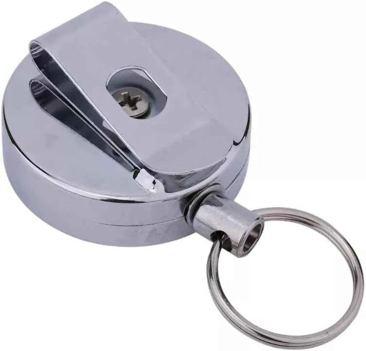 Heavy Duty Retractable Badge Holder Reel Metal ID Badge Holder
